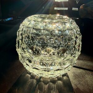 Vintage Fostoria American Fairy Lamp